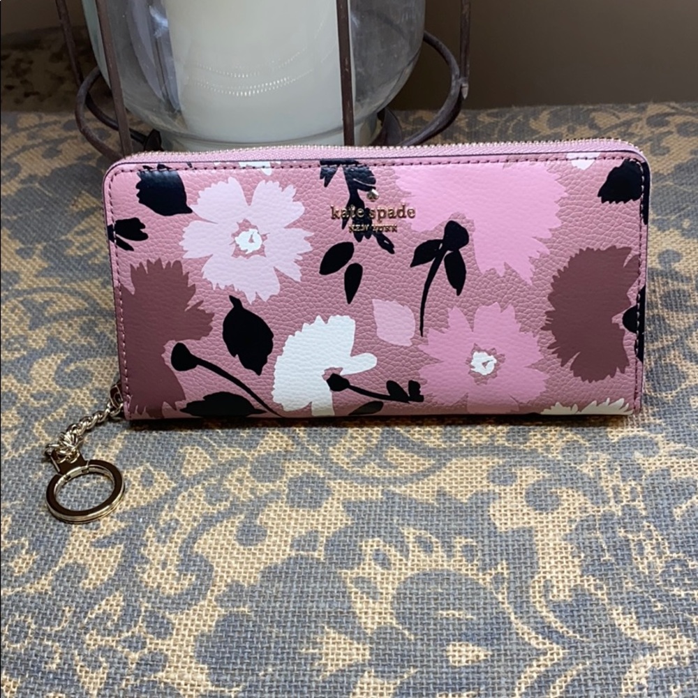 Kate Spade briar lane gala floral Neda lg wallet